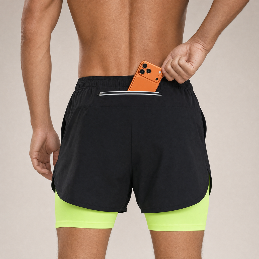 Vortis Active 2-in-1 Running Shorts 4