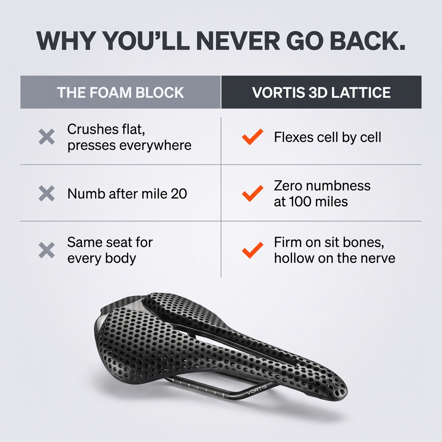 Vortis 3D AirRide Saddle 9